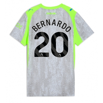 Billige Fotballdrakt Manchester City Bernardo Silva #20 Replika Tredjedrakt Dame 2025-26 Kortermet